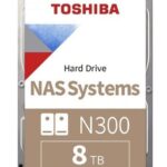 TOSHIBA DSK 3,5" 8TB 7200 SATA3 256MB N300 NAS